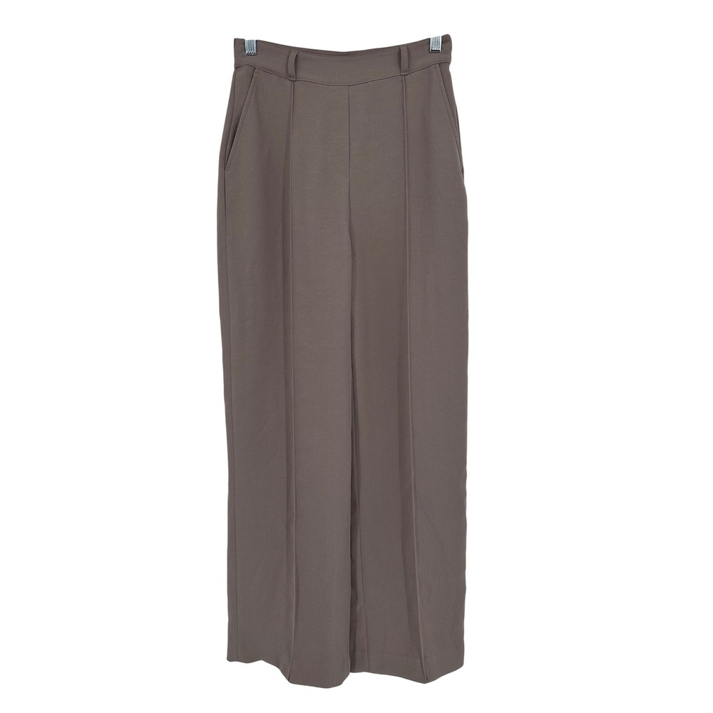 SPANX Wide Leg Trousers in Taupe